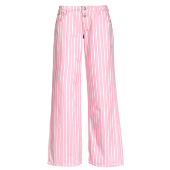 Oblačila Ženske Jeans flare Le Temps des Cerises LAURYN Rožnata