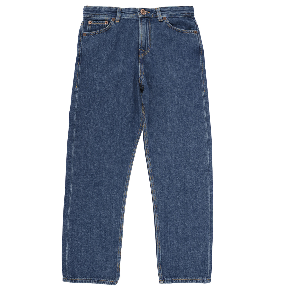 Oblačila Dečki Jeans straight Jack & Jones JJICHRIS JJORIGINAL Modra