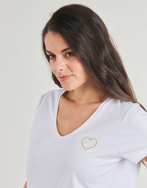 Pieces PCNEW BILLY TEE EMB Bela