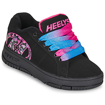 Čevlji  Deklice Čevlji s koleščki Heelys KOLECT PRINTS Črna / Rožnata