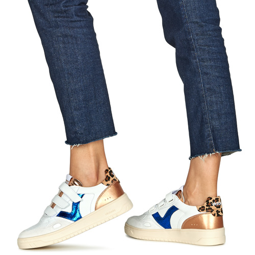 Victoria SEUL TIRAS EFECTO PIEL & ANIMAL PRINT Bela / Modra / Pozlačena