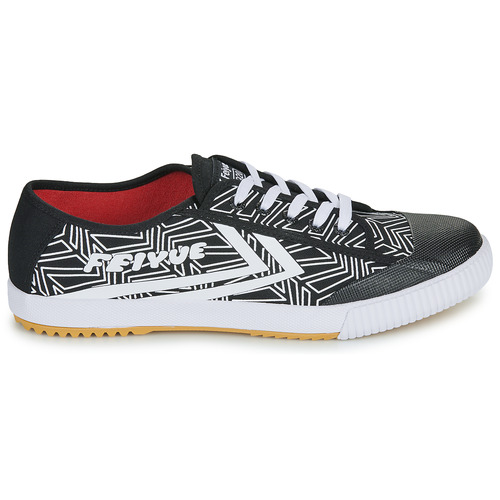 Feiyue Fe Lo 1920 - Chevron Print Črna / Bela