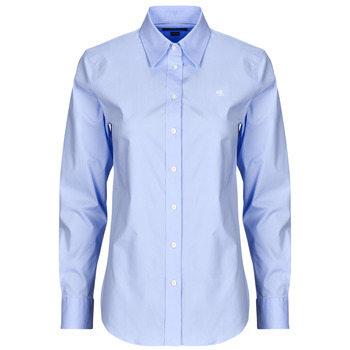 Oblačila Ženske Srajce & Bluze Lauren Ralph Lauren JAMELKO Modra / Nebeško modra