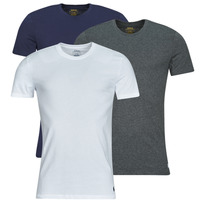 Oblačila Moški Majice s kratkimi rokavi Polo Ralph Lauren S/S CREW 3 PACK CREW UNDERSHIRT Siva / Bela