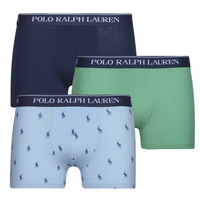 Spodnje perilo Moški Boksarice Polo Ralph Lauren CLSSIC TRUNK 3 PACK TRUNK Modra / Zelena