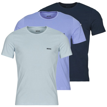 Oblačila Moški Majice s kratkimi rokavi BOSS TShirtRN 3P Classic Modra / Modra / Nebeško modra