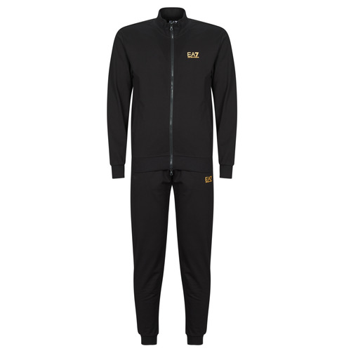 Oblačila Moški Trenirka komplet Emporio Armani EA7 TRAIN CORE ID T-SUIT  8NPV60 Črna / Pozlačena