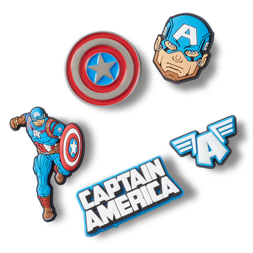 Crocs Captain America 5Pck Večbarvna