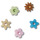 Dodatki  Dodatki  Crocs Enlighten Flower 5 Pack Večbarvna