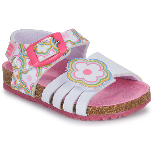 Čevlji  Deklice Sandali & Odprti čevlji Agatha Ruiz de la Prada BIO Bela / Rožnata