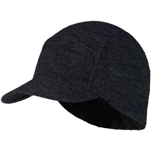 Tekstilni dodatki Kape s šiltom Buff Merino Fleece Pack Cap Črna