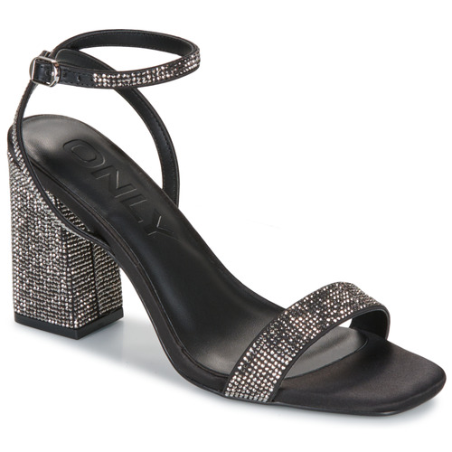 Čevlji  Ženske Sandali & Odprti čevlji Only ONLALYX-28 BLING HEELED SANDAL Črna