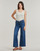 Oblačila Ženske Jeans flare Levi's 318 SHAPING WIDE LEG Modra