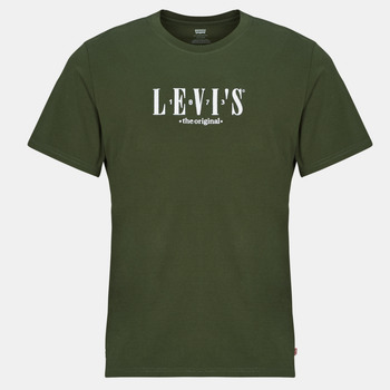 Oblačila Moški Majice s kratkimi rokavi Levi's SS RELAXED FIT TEE Kaki