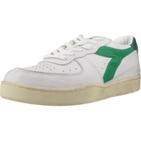 Čevlji  Moški Modne superge Diadora BASKET LOW USED Bela