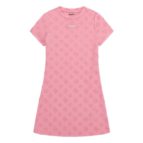 Oblačila Deklice Kratke obleke Guess SS DRESS Rožnata