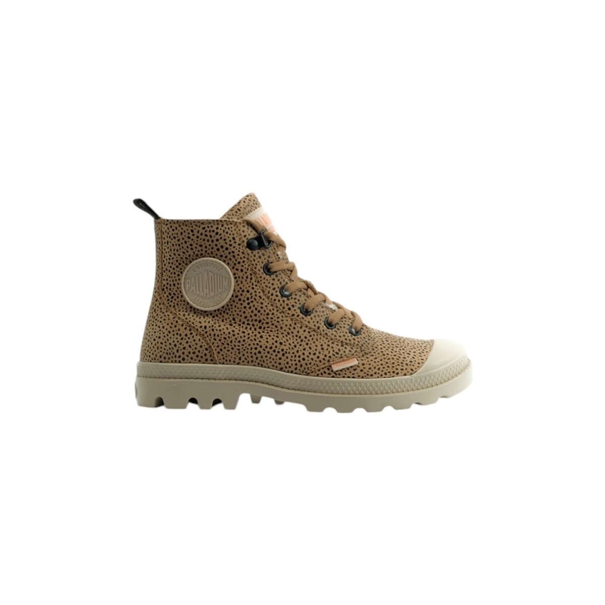 Čevlji  Ženske Gležnjarji Palladium PAMPA HI ZIP WL Bež
