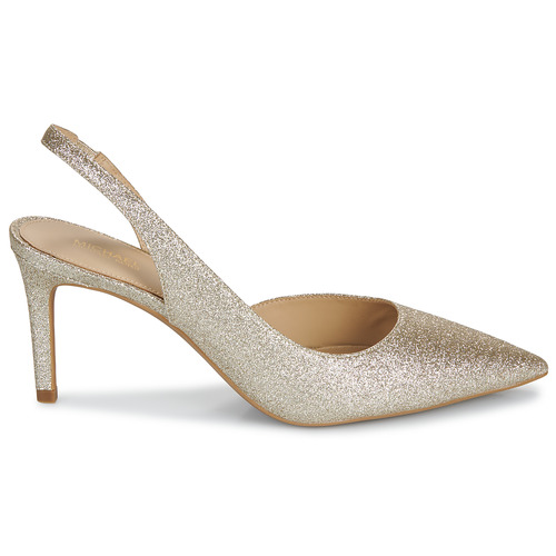 MICHAEL Michael Kors ALINA FLEX SLING PUMP Pozlačena