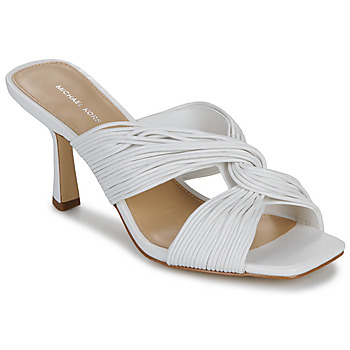 Čevlji  Ženske Natikači MICHAEL Michael Kors ALESSIA MULE SANDAL Bela