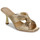 Čevlji  Ženske Natikači MICHAEL Michael Kors ALESSIA MULE SANDAL Pozlačena