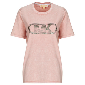 MICHAEL Michael Kors CROP GWSH EMPIRE STUD TEE