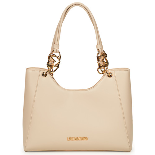 Torbice Ženske Nakupovalne torbe Love Moschino JEWEL JC4050 Slono-koščena