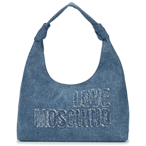 Torbice Ženske Torbice za na ramo Love Moschino SMART DAILY BAG JC4243 Denim