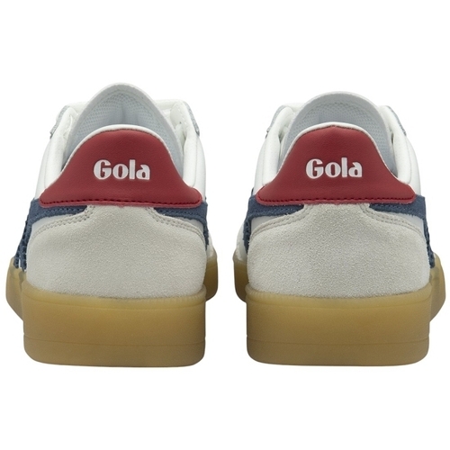 Gola VIPER LEATHER  WE-WHT/MOONLIGHT/DEEP RED CLB744 Bela