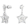 Ure & Nakit Ženske Uhani Swarovski 5652002-WHITERHS Srebrna