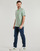 Oblačila Moški Polo majice kratki rokavi Jack & Jones JJEBASIC Zelena