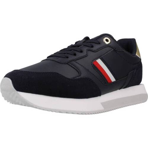 Čevlji  Ženske Modne superge Tommy Hilfiger GLOBAL STRIPES LIFESTYLE Modra