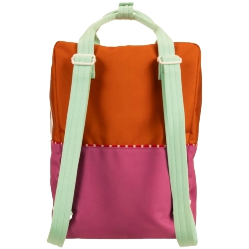 Sticky Lemon Colourblocking Backpack Large - Gravel Orange Rožnata