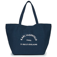Torbice Ženske Nakupovalne torbe Karl Lagerfeld K/RSG CANVAS SHOPPER         