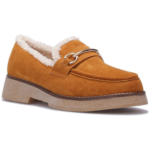 Čevlji  Ženske Mokasini La Modeuse 73132_P172509 Kostanjeva