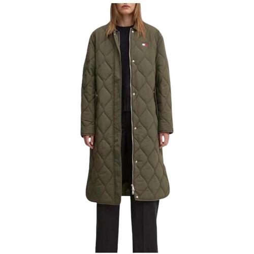 Oblačila Ženske Plašči Tommy Hilfiger  Zelena