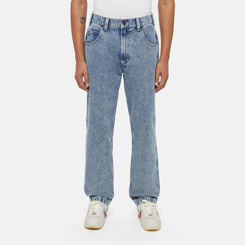 Oblačila Moški Hlače Dickies Garyville denim Modra