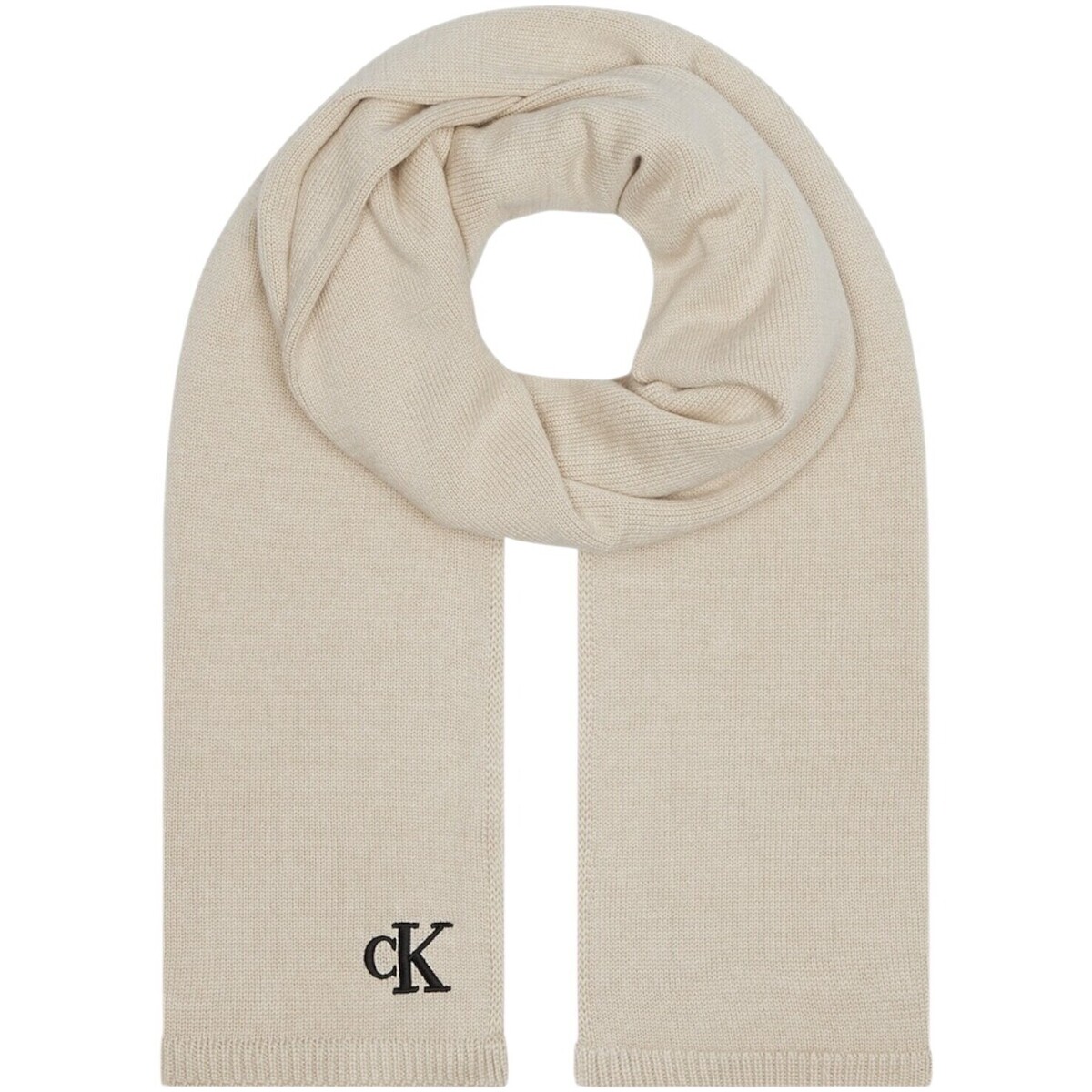 Tekstilni dodatki Ženske Šali & Rute Calvin Klein Jeans SEASONAL POM POM SCARF K60K612662 Bež
