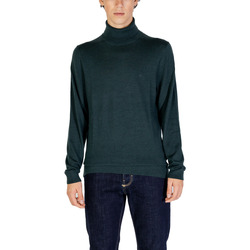 Oblačila Moški Telovniki & Jope Calvin Klein Jeans MERINO RWS TURTLE K10K110420 Zelena