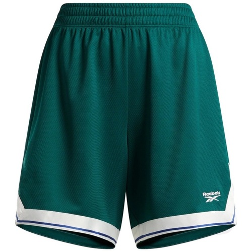 Oblačila Ženske Hlače Reebok Sport TEAM SHORT Zelena