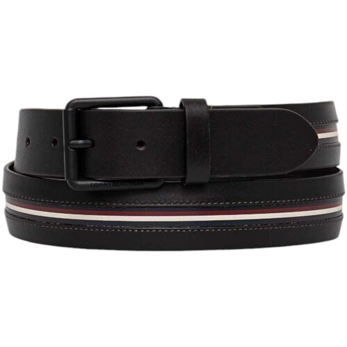 Tekstilni dodatki Moški Pasovi Tommy Hilfiger TH CASUAL CORP 3.5 AM0AM12813 Črna