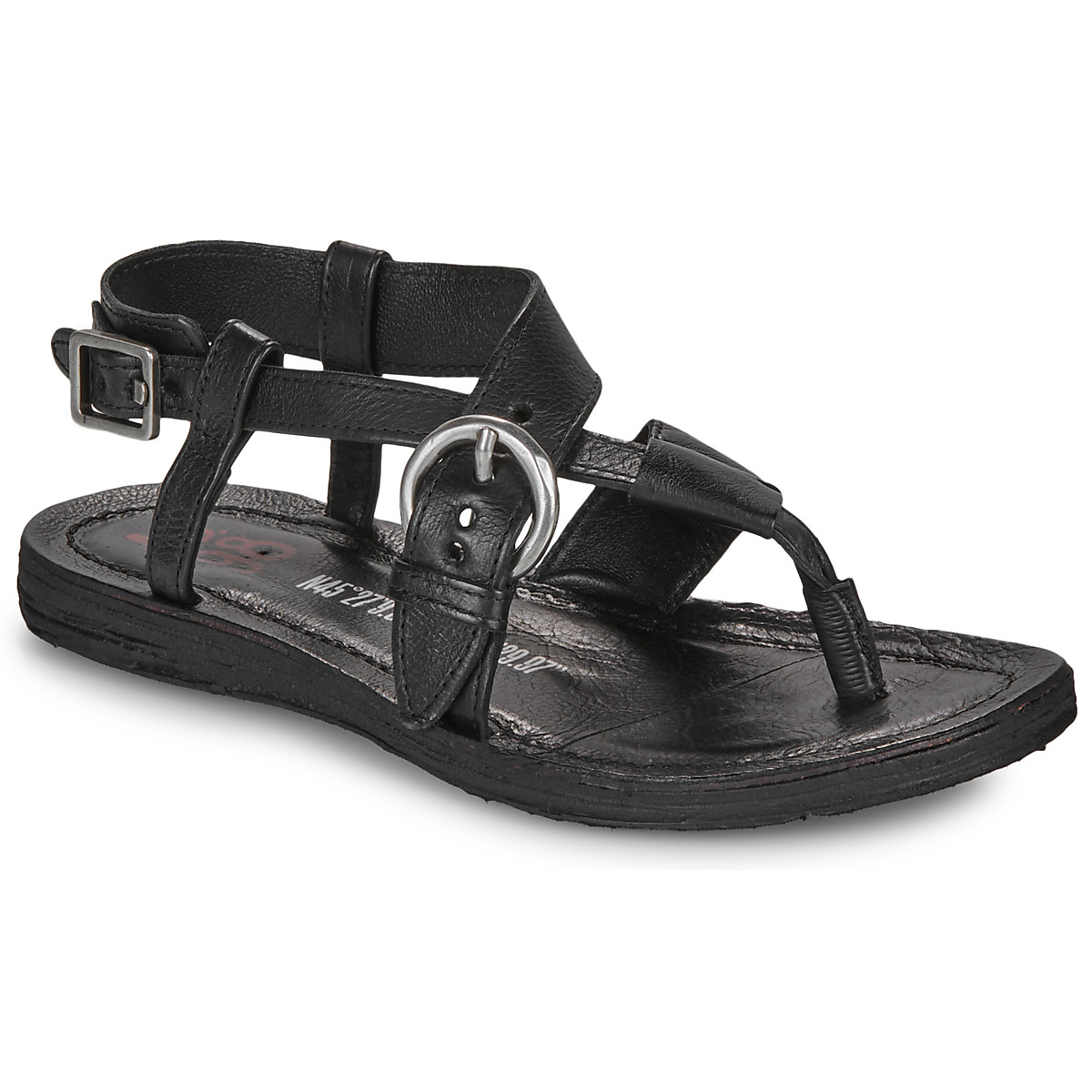 Čevlji  Ženske Sandali & Odprti čevlji Airstep / A.S.98 RAMOS BOUCLE Črna