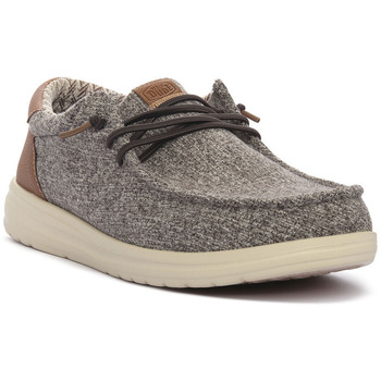 Čevlji  Moški Modne superge HEYDUDE 030 PAUL KNIT Siva