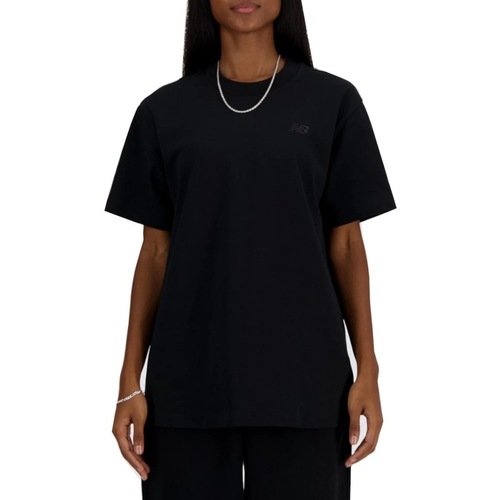 New Balance ATHLETICS JERSEY T-SHIRT Črna
