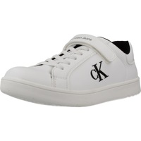 Čevlji  Dečki Modne superge Calvin Klein Jeans SNEAKER BASSA LACCI VELCR Bela
