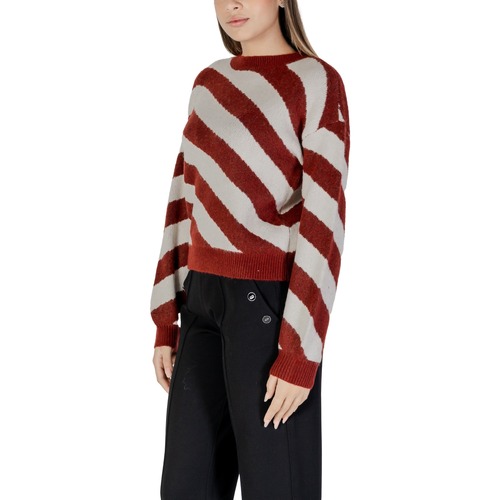 Vero Moda VMLARA LS O-NECK PULLOVER BOO REP 10310862 Rdeča