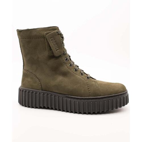 Čevlji  Ženske Gležnjarji Clarks  Zelena