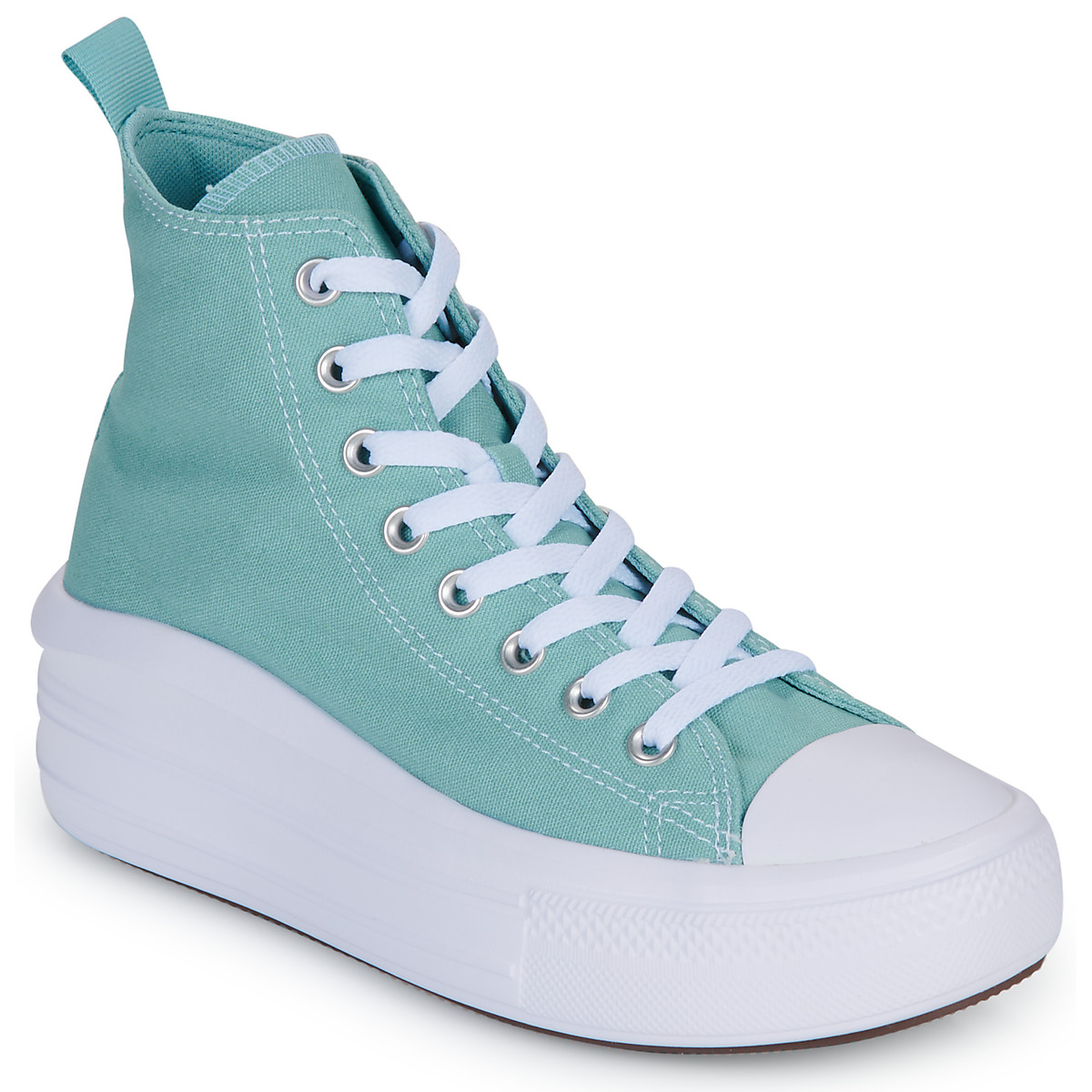 Čevlji  Deklice Visoke superge Converse CHUCK TAYLOR ALL STAR MOVE PLATFORM Modra