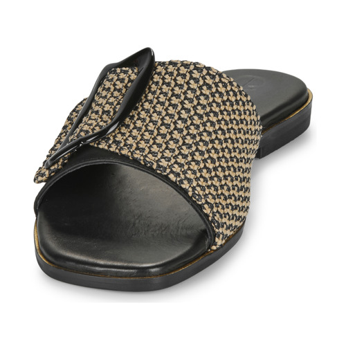 Exé Shoes 556-ORO-RAFFIA-BLACK Črna