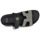 Čevlji  Ženske Natikači Exé Shoes 966-KIMOLOS-LEATHER-BEIGE-BLACK Črna / Bež