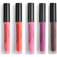 Lepota Ženske Glosi Makeup Revolution Set mit 5 matten Lipglossen - 130 Decadence/ 133 Destin Drugo